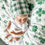 Thumbnail: Watercolor Cute Shamrock Clover Leaves Swaddle Blanket + Knotted Beanie Hat or B