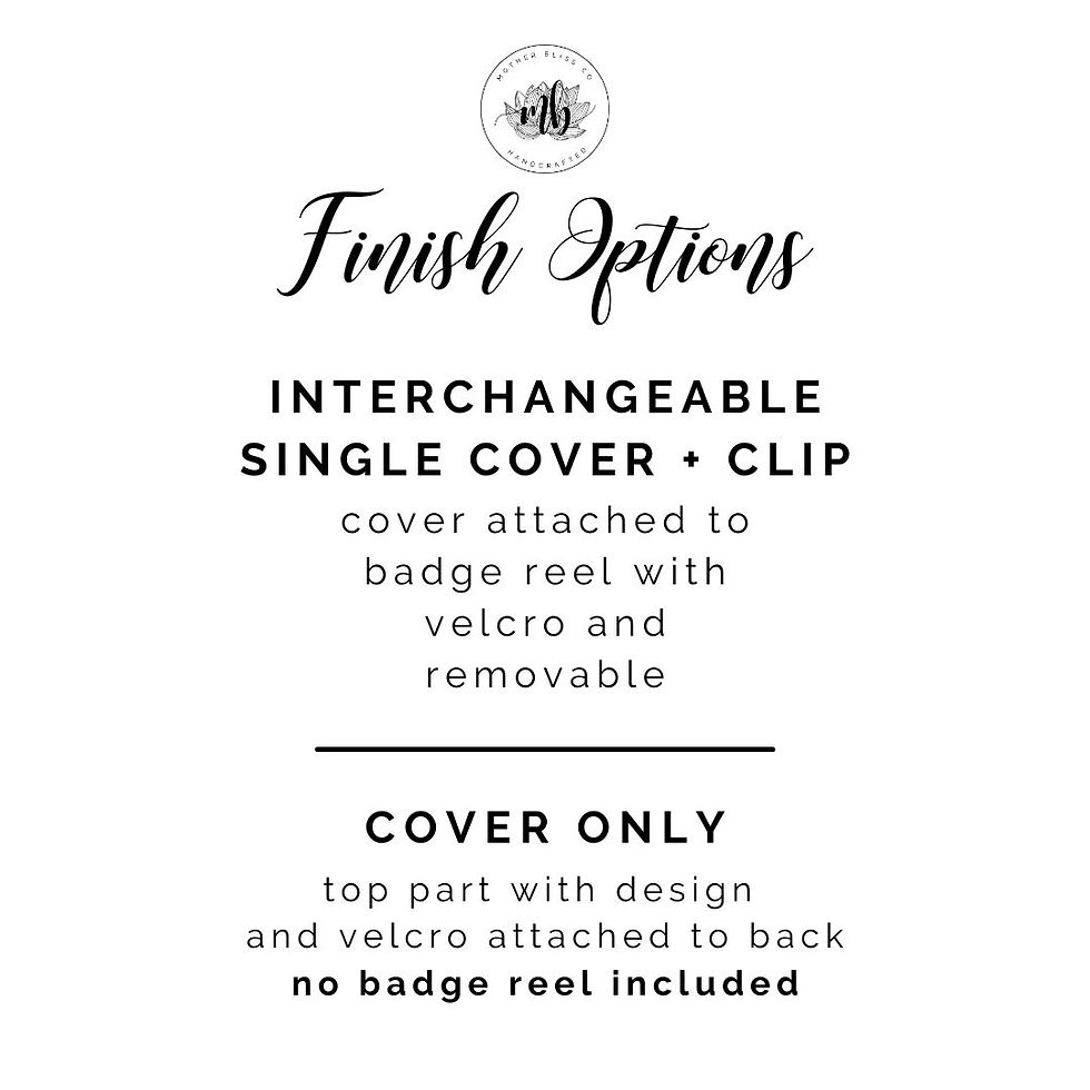 Thumbnail: Interchangeable Badge Reel | Seaside Garden Algae Badge Reel Cover | Nurse Name 