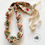 Thumbnail: Rifle Paper Co Fabric + Wood Necklace - Garden Party Rosa Necklace | Breastfeedi