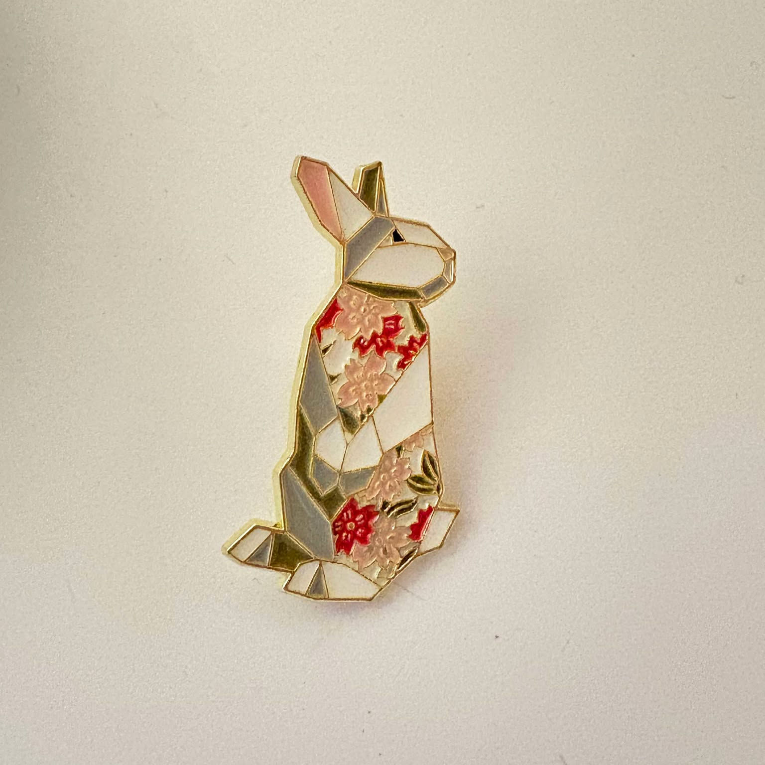 Floral Geo Bun pin