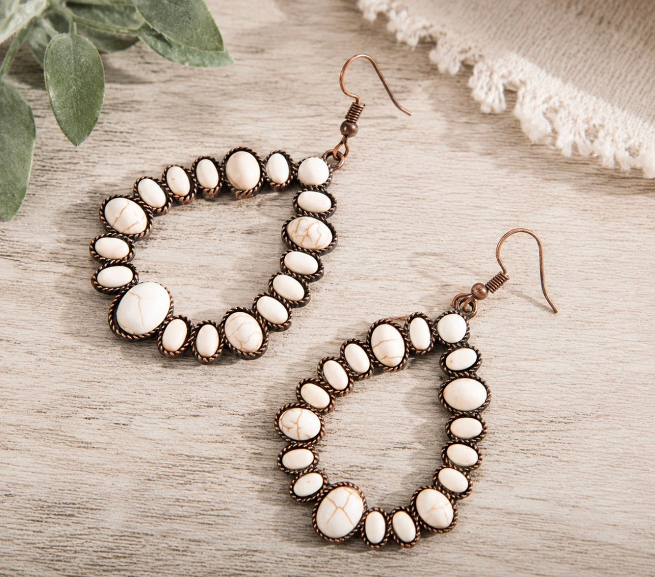 Prairie Pearl Earrings White
