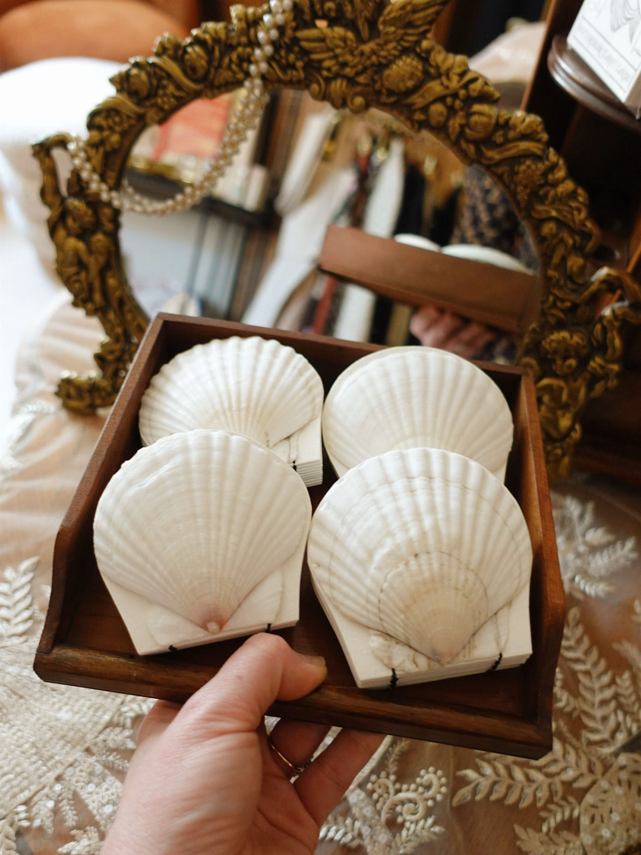 Watercolor Shell Notebook