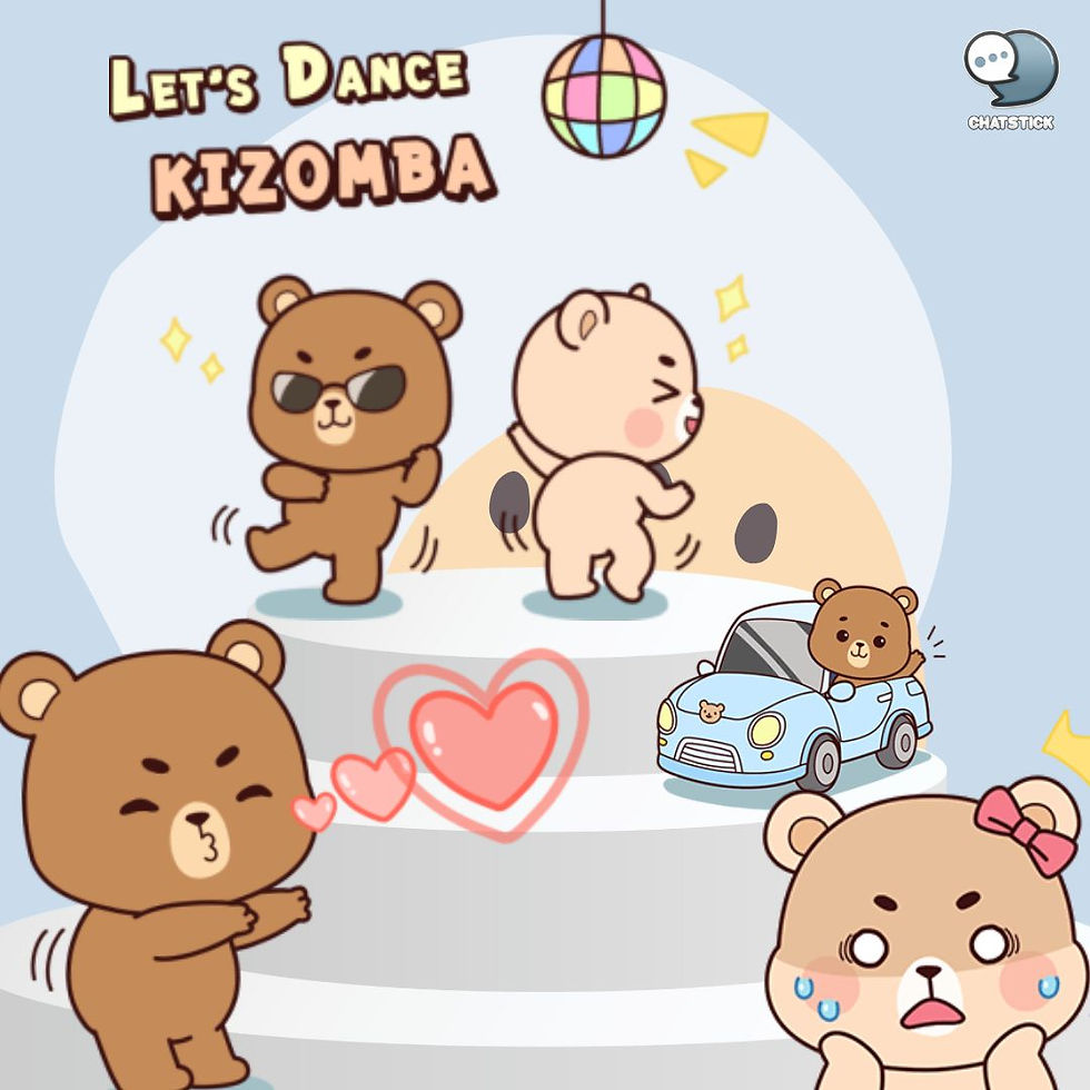 nonstop "Kizomba Connection Bangkok" Little Bear Dancer ðŧ Who likes to dance like Kizomba has LINE stickers already. Super cute. Ready. Let's rock together. ðĨģðĪĐ Link to download LINE Stickers Bears Dancing Kizomba > Download via LINE STORE : https://line.me/S/sticker/13183403 #ChatStick #āļŠāļāļīāļāđāļāļāļĢāđāđāļĨāļāđ #āļŠāļĢāđāļēāļāđāļāļĢāļāļāđ #āļāļāļāļāļ§āļąāļ #āļĢāļąāļāļ§āļēāļāļŠāļāļīāļāđāļāļāļĢāđ #āļŠāļāļīāļāđāļāļāļĢāđ ------------------------------------------------------------------------------------ nterested in services for drawing cartoon characters, making stickers for line drawings | for making stickers for LINE photos | for making stickers for LINE celebrities | for making stickers for LINE artists | for making stickers for LINE singers | Animated Line Sticker Design | Animated Line Sticker Design | Animated Sticker Line Design | Animated Sticker Line Design | Animated Sticker Line | Animated Stickers "StickerLine Photo Sticker Line Sticker Line Pictures You can contact us 24 hours a day. Examples of designs for LINE stickers for companies, brands and organizations >> https://www.chatstickmarket.com/stickerport Examples of LINE sticker designs, artists, celebrities and famous people >> https://www.chatstickmarket.com/celebport Examples of LINE sticker designs that we can send to all apps, whether Facebook, WeChat, KakaoTalk, Messenger, Whatsapp >>https://www.chatstickmarket.com/stickerinchatstick ------------------------------------------------------------------------------------ ð Consult our team ð ðąTel : 0840104252 ðą0947805680 Office Hotline : 034-900-165 , 02-297-0811 (Monday-Friday) ðĻ Inbox : http://m.me/ChatStick.TH âââââââââââ ðē LINE: @chatstick âââââââââââ or click https://goo.gl/KuzCpM ð See our work at https://lnkd.in/gT2npuW