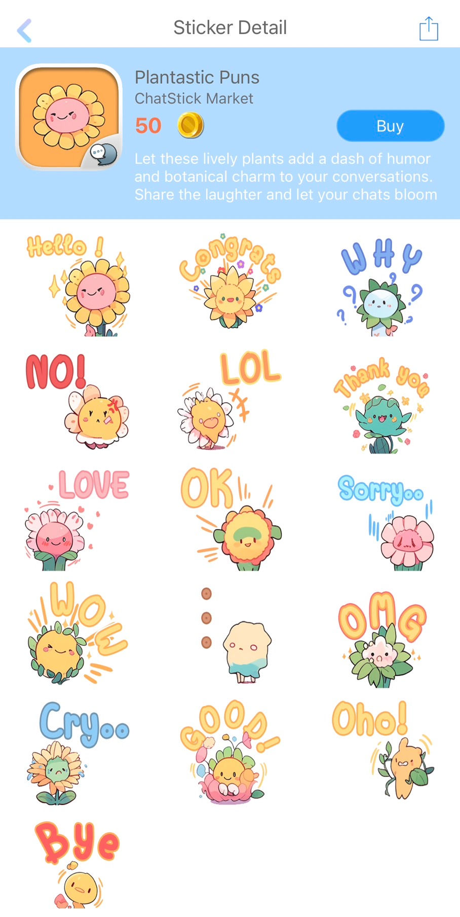 recommend!! New stickers in the app ChatStick Market and LINE Day 29/06/2023, full of cute weekly stickers, all 8 sets, free to download!! Both in the LINE app (Line Stickers) and the ChatStick Market app, where you can send stickers anywhere, be it Facebook, WeChat, KakaoTalk, Messenger, Whatsapp, Skype or in any chat channel. can Go download new stickers to use. Lots of free stickers to download download sticker app ChatStick Market iOS system at : https://apple.co/365xIN9 Android system at : https://bit.ly/3jC3U2G 1. Tooth Luck dental clinic (Dr.Nuttakul) Tooth Luck dental clinic Fulfill joy to your chat rooms with the stickers "Tooth Luck dental clinic". Available for download today. Download ChatStick Market Stickers https://www.chatstickmarket.com/stickdetail?id=1342 Download LINE stickers https://line.me/S/sticker/22964157 2. BKMA Family. BKMA Let's meet extremely joyful & happiness with BKMA Family, presented by KruMod bkma & Dr.Nut bkma, we wish everybody can smile everyday through use this sticker! Download ChatStick Market Stickers https://www.chatstickmarket.com/stickdetail?id=1352 Download LINE stickers https://line.me/S/sticker/23323205 3. Tosei Thailand Tosei Thailand Tosei Thailand : We are In-Line Measuring Professional Download ChatStick Market Stickers https://www.chatstickmarket.com/stickdetail?id=1348 Download LINE stickers https://line.me/S/sticker/23414245 4. Plantastic Puns ChatStick Co.,Ltd. Let these lively plants add a dash of humor and botanical charm to your conversations. Share the laughter and let your chats bloom with pun-filled delight! Download ChatStick Market Stickers https://www.chatstickmarket.com/stickdetail?id=1349 Download LINE stickers https://line.me/S/sticker/23442284 5. Lovely tooth Dental clinic LOVELYTOOTHDENTALCLINIC Brighten up your chat room with cute stickers from "Lovely Tooth Dental Clinic". Download today. Download ChatStick Market Stickers https://www.chatstickmarket.com/stickdetail?id=1347 Download LINE stickers https://line.me/S/sticker/23175337 6. "P-To" PHITHAN "P-To" so cute and friendly stickers are here, can be used every day. Let's download! Download ChatStick Market Stickers https://www.chatstickmarket.com/stickdetail?id=1344 Download LINE stickers https://line.me/S/sticker/22944779 7. วีระกิจเจริญการค้า VEERAKIT "Weerakit, friendly couple, near your home" Download ChatStick Market Stickers https://www.chatstickmarket.com/stickdetail?id=1345 Download LINE stickers https://line.me/S/sticker/22827472 8. SRIRACHA KITKARNYANG srirachakitkarnyang "SRIRACHA KITKARNYANG " Ready to fulfill joy to your chat rooms today. Let's download! Download ChatStick Market Stickers https://www.chatstickmarket.com/stickdetail?id=1346 Download LINE stickers https://line.me/S/sticker/23015057 How are you? Probably everyone likes more or less. ChatStick, we have good stickers. That can send every app to introduce everyone every week. Do not forget to follow. What stickers will be available next week for friends to download again? If anyone doesn't have ChatStick Market, let's download it!! ------------------------------------------------------------------------------------ Interested in the service of designing cartoons, characters, logos, drawing mascots by professionals | Mascot design services Design a cartoon character, make stickers for drawings | make stickers for photos | make stickers for celebrities | make stickers for artists | make stickers for singers | make stickers for companies | Animated Line Stickers | Make Line Animated Stickers | Design Animated Line Stickers | Design Line Animated Stickers | Make Animated Sticker Line | Animated Stickers "StickerLine, photo sticker line Line picture stickers You can contact us 24 hours a day. Examples of line sticker designs for companies, brands and organizations >> https://www.chatstickmarket.com/stickerport Examples of LINE sticker designs, artists, celebrities and famous people. >> https://www.chatstickmarket.com/celebport Examples of mascot works, businesses, organizations and artists >> https://www.chatstickmarket.com/mascotport