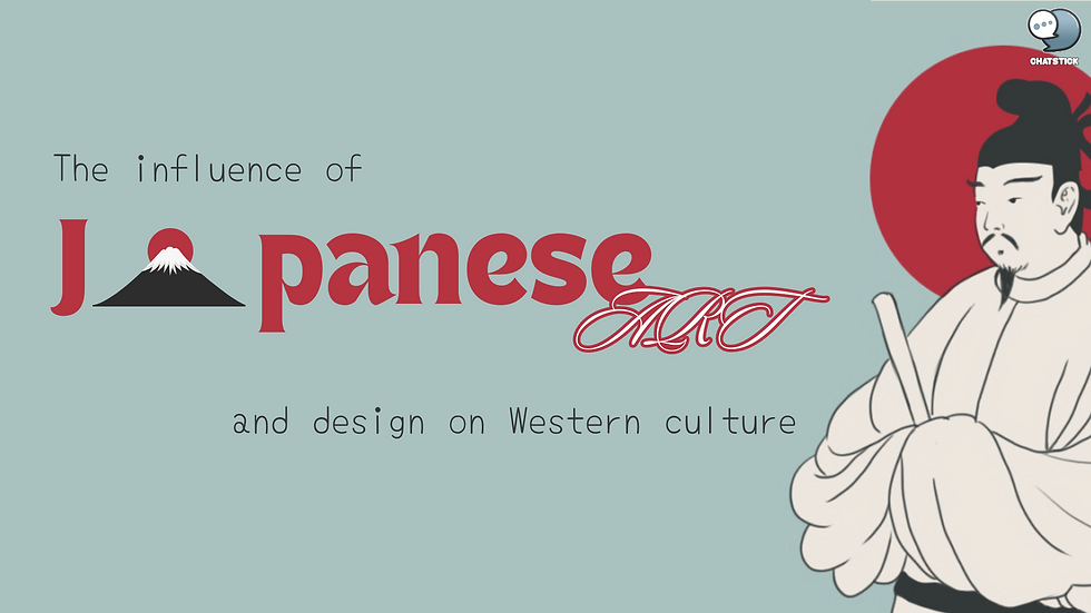 The influence of Japanese art and design on Western culture