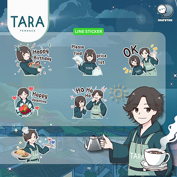 "TARA TERRACE" สถานที่พิเศษ สำหรับคุณและครอบครัว อิ่มเอมกับบรรยากาศบ้านสวนริมแม่น้ำท่าจีน พร้อมลองลิ้มชิมอาหาร และเครื่องดื่มเลิศรส ที่คุณจะต้องประทับใจในหลากหลายบริการ ทั้งห้องจัดเลี้ยง สัมมนา กิจกรรมทางน้ำ ล่องเรือชมธรรมชาติ ลานกางเต็นท์ และอื่น ๆ อีกมากมาย🏞✨
ลิงก์ดาวน์โหลด
> ดาวน์โหลดผ่าน LINE STORE : https://store.line.me/stickershop/product/24233492/th
#ChatStick #สติกเกอร์ไลน์ #สร้างแบรนด์ #รับวาดสติกเกอร์ #สติกเกอร์น่ารัก #รับวาดการ์ตูน #สติ๊กเกอร์แจกฟรี #EventSticker #สติ๊กเกอร์ประจำแบรนด์ #LINE #StickerLINE #รับออกแบบ #ดูแลเพจ #แจกสติกเกอร์ไลน์ #VDOMotion #ร้านค้าออนไลน์ #สร้างLINEOA
📢ช่องทางการติดต่อ📢
🔸LINE@ : https://goo.gl/KuzCpM
🔸Website : www.chatstickmarket.com/
🔸Tel : 0840104252 📱0947805680