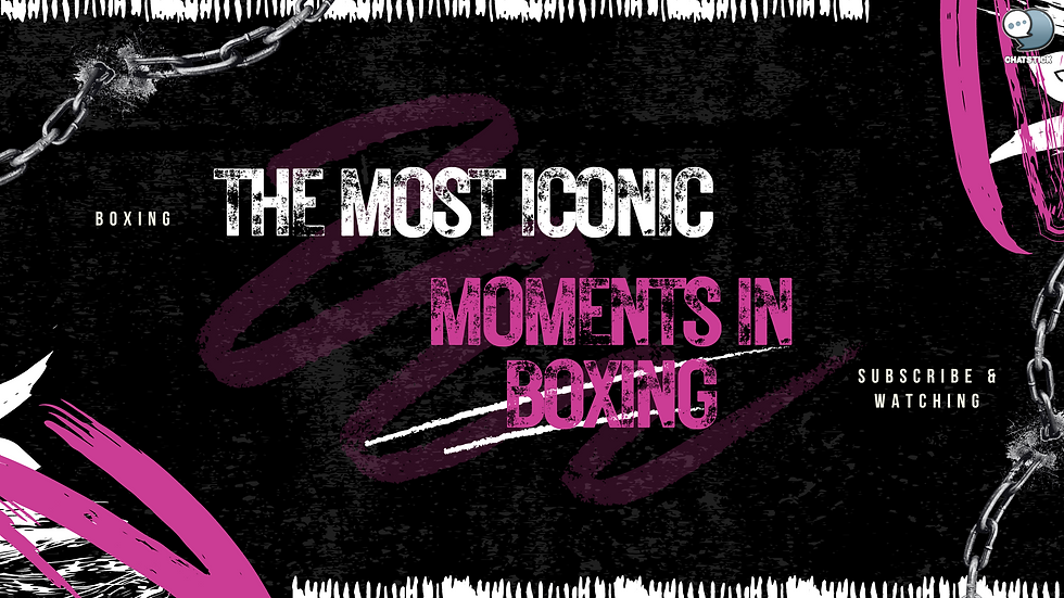 Uncovering the Unforgettable: Exploring The Most Iconic Moments in Boxing History