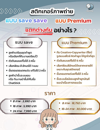 Photo stickers of your own choice 🥰 Quality photo line stickers In the package that you like, save, save or Premium. Choose the right one and go for it. 🥳 ChatStick team is happy to give advice. Quality is guaranteed with LINE sticker set work with many famous celebrities and Micro Influencers. #ChatStick #สติกเกอร์ไลน์ #สร้างแบรนด์ #ของขวัญ #รับวาดสติกเกอร์ #สติกเกอร์น่ารัก #ThemeLINE #ธีมไลน์ #LINE #StickerLINE ---------------------------------------------------- Interested in services for drawing cartoon characters, making stickers for line drawings | for making stickers for LINE photos | for making stickers for LINE celebrities | for making stickers for LINE artists | for making stickers for LINE singers | Animated Line Sticker Design | Animated Line Sticker Design | Animated Sticker Line Design | Animated Sticker Line Design | Animated Sticker Line | Animated Stickers "StickerLine Photo Sticker Line Sticker Line Pictures You can contact us 24 hours a day. Examples of designs for LINE stickers for companies, brands and organizations >> https://www.chatstickmarket.com/stickerport Examples of LINE sticker designs, artists, celebrities and famous people >> https://www.chatstickmarket.com/celebport Examples of LINE sticker designs that we can send to all apps, whether Facebook, WeChat, KakaoTalk, Messenger, Whatsapp >>https://www.chatstickmarket.com/stickerinchatstick ---------------------------------------------------- 💙 Consult our team 💙 📱Tel : 0840104252 📱0947805680 Office Hotline : 034-900-165 , 02-297-0811 (Monday-Friday) 📨 Inbox : http://m.me/ChatStick.TH ┏━━━━━━━━━┓ 📲 LINE: @chatstick ┗━━━━━━━━━┛ or click https://goo.gl/KuzCpM 🎉 See our work at https://lnkd.in/gT2npuW