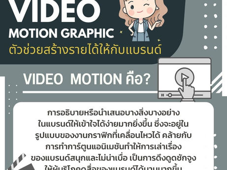 Get to know video motion graphics. A helper to generate income for the brand 🎬