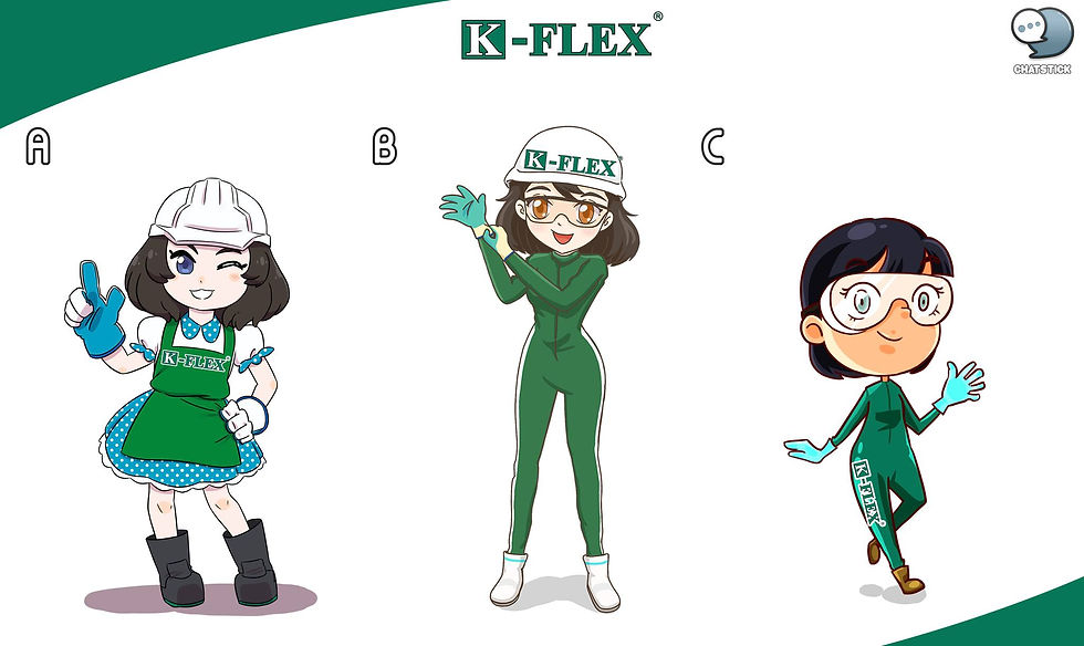 “K-FLEX”,國際標準安全設備的進口商和經銷商 安全設備等完整行業解決方案 潔淨室設備 個人保護設備 為了工作安全✨🎉 🫧吉祥物的概念是代表品牌的產品和服務,使它們看起來有趣、傑出和與眾不同。 有助於溝通,縮小品牌與客戶之間的差距。 獨特且令人難忘 團隊選擇設計一個女性專家角色。 專業的上門打理和推薦產品,美麗、優雅、自信 該品牌選擇了B型來繼續進一步發展。 🧼 設計為卡通圖案。 半真實的比例看起來可信。明亮的笑臉準備好服務。 圓圓的大眼睛裡閃爍著堅定的光芒。 穿著長袖連體衣,看起來像個專業人士。 穿戴防護裝備要顯得出眾,無論是安全帽、護目鏡、手套、靴子都要體現品牌。 並擁有獨特的鮮明標誌,利用CI品牌也有助於強化記憶🍀 🪄吉祥物可以用來代言品牌服務。 或者各種促銷活動拉近了品牌與顧客之間的距離。 增進友誼 並為品牌創造美好記憶 無需付費聘請演示者。 可以通過多種方式延伸,無論是吉祥物立柱秀、紀念品、LINE貼紙(LINE OA上有)、在線營銷、為品牌創造故事,都算一次性投資,非常值得.多方面的好處💚 #ChatStick #สติกเกอร์ไลน์ #สร้างแบรนด์ #ของขวัญ #รับวาดสติกเกอร์ #สติกเกอร์น่ารัก #ThemeLINE #ธีมไลน์ #LINE #StickerLINE -------------------------------------------------- 對畫卡通人物、線條畫貼紙服務感興趣 | 為LINE照片製作貼紙 | 為LINE名人製作貼紙 | 為LINE藝術家製作貼紙 | 為LINE歌手製作貼紙 | 動畫線條貼紙設計 | 動畫線條貼紙設計 | 動畫貼紙線設計 | 動畫貼紙線設計 | 動畫貼紙線 | 動畫貼紙 "StickerLine 照片貼紙線貼紙線圖片您可以全天 24 小時聯繫我們。 公司、品牌和組織的 LINE 貼紙設計示例 >> https://www.chatstickmarket.com/stickerport LINE 貼紙設計、藝術家、名人和名人的例子 >> https://www.chatstickmarket.com/celebport LINE 貼紙設計示例我們可以發送到所有應用程序,無論是 Facebook、WeChat、KakaoTalk、Messenger、Whatsapp >>https://www.chatstickmarket.com/stickerinchatstick -------------------------------------------------- 💙諮詢我們的團隊💙 📱電話:0840104252 📱0947805680 辦公熱線 : 034-900-165 , 02-297-0811 (週一至週五) 📨 收件箱:http://m.me/ChatStick.TH ┏━━━━━━━━━━┓ 📲 LINE:@chatstick ┗━━━━━━━━━━┛ 或點擊 https://goo.gl/KuzCpM 🎉 查看我們的工作https://lnkd.in/gT2npuW