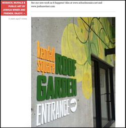 Mosaics, Murals and Public Art by Joshua Winer