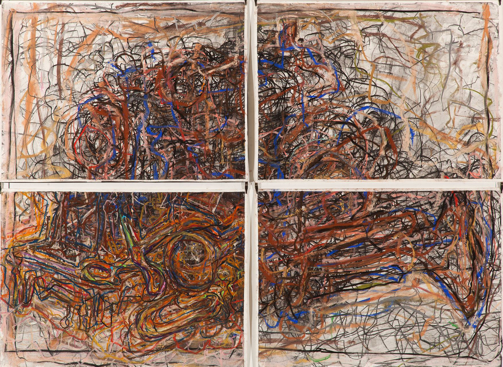 Mixed media on Arches paper