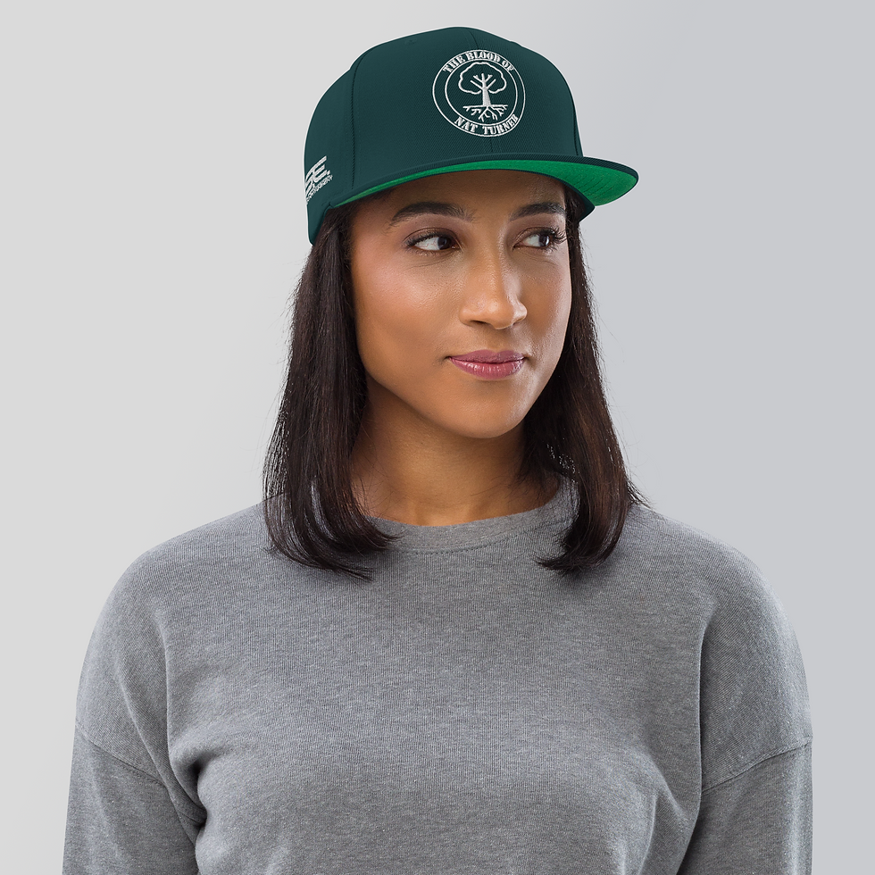 Thumbnail: White 3D Puff Embroidered TBNT Snapback Hat