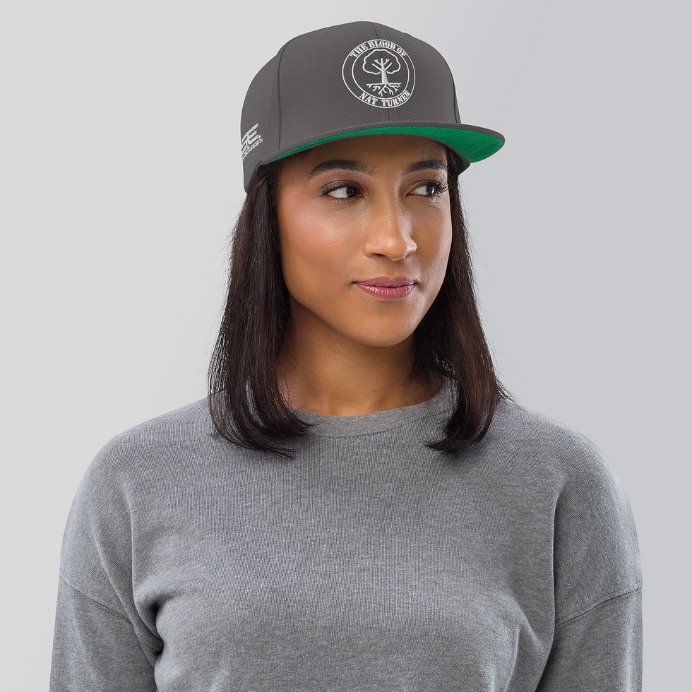 Thumbnail: White 3D Puff Embroidered TBNT Snapback Hat
