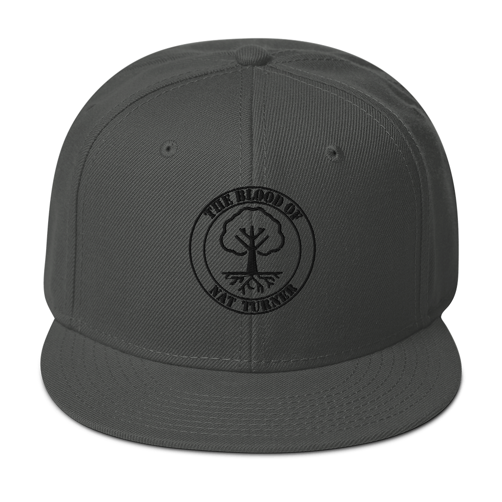 Thumbnail: Black Embroidered TBNT Snapback Hat