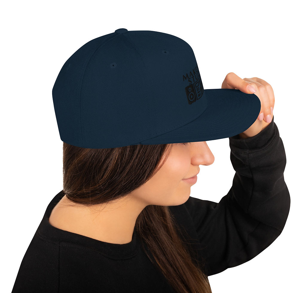 Thumbnail: Embroidered Makeshift Studios Snapback Hat