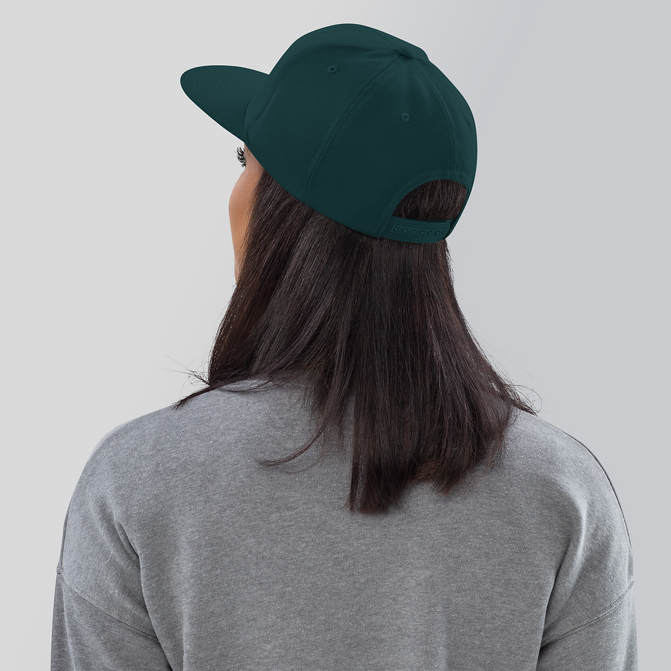 Thumbnail: White 3D Puff Embroidered TBNT Snapback Hat