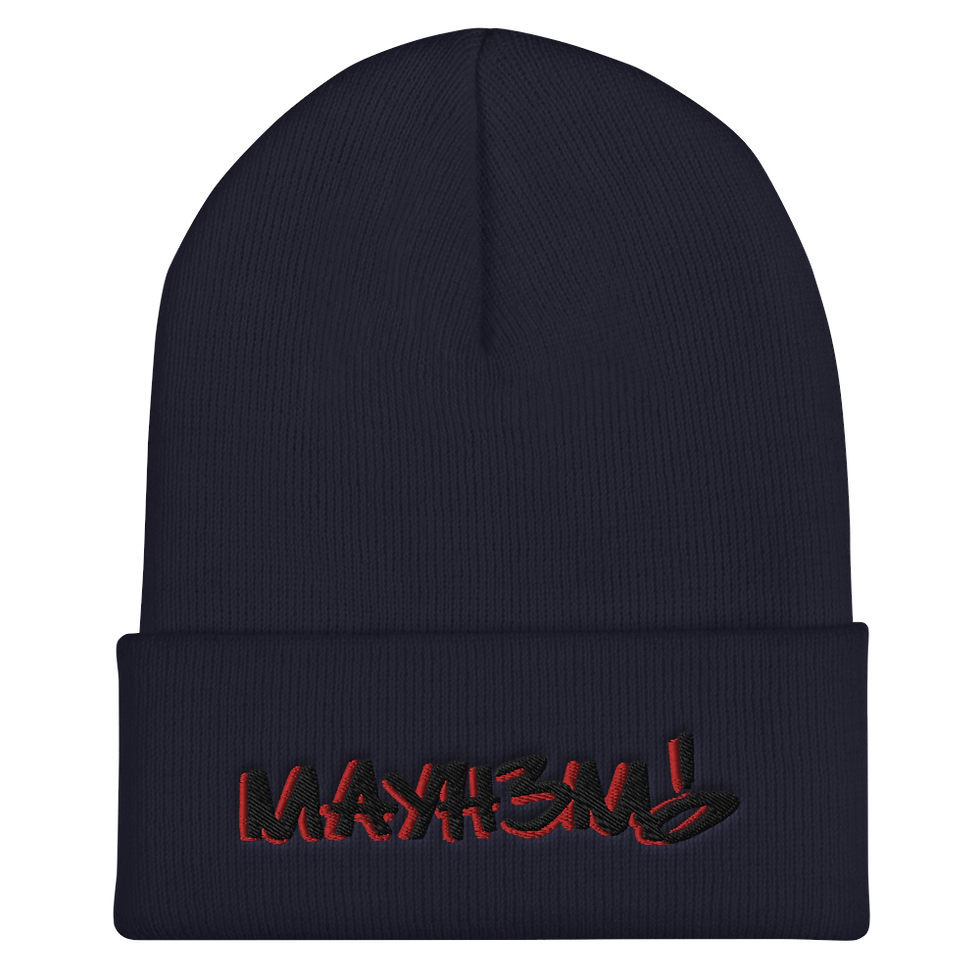 Thumbnail: Cuffed Mayh3m! Beanie