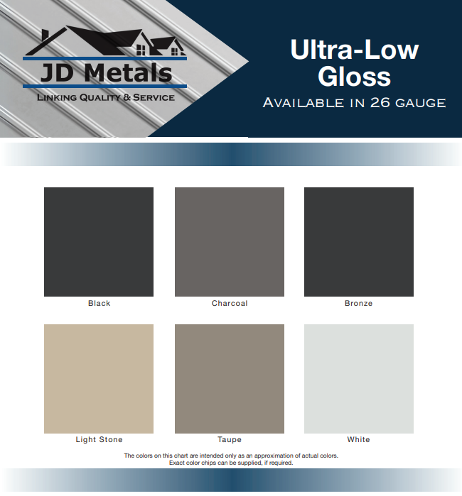 The image shows durable metal cladding construction site detail