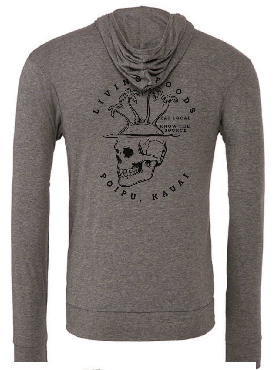 Thumbnail: Living Foods Skull Island Zip-up Hoodie