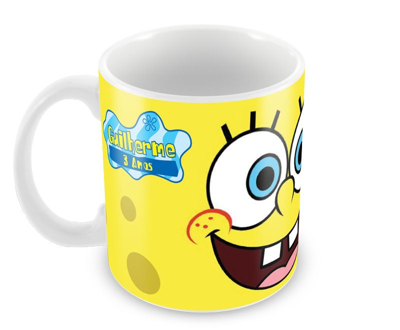 Caneca personalizada bob esponja