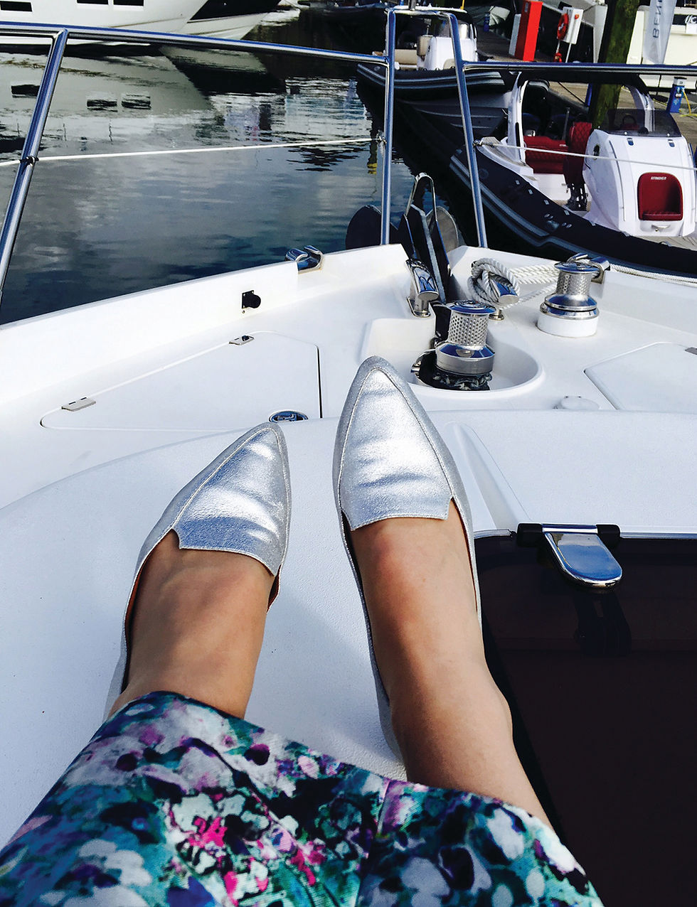 METALLIC PUMPS £75, JONES BOOTMAKER