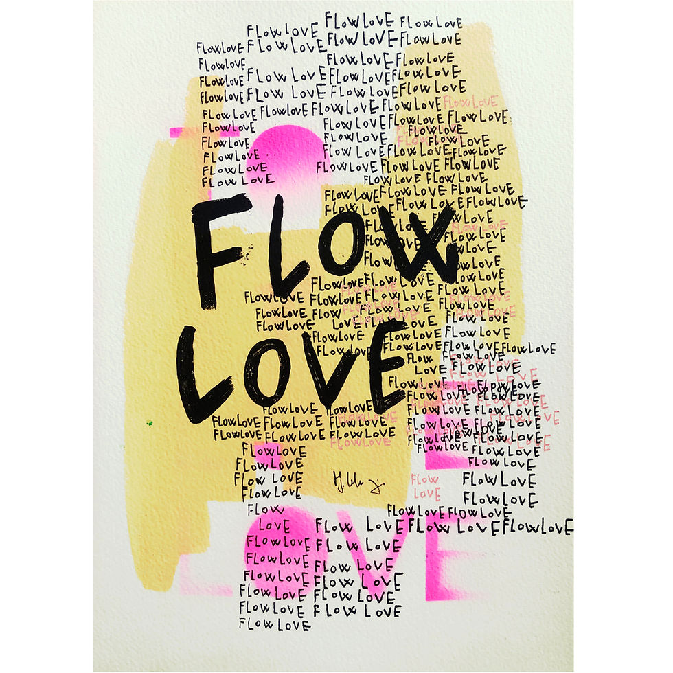 Miniature : Flow love - Print Art