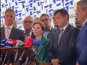 União Brasil e PP oficializam apoio a Flávio Bolsonaro no segundo turno