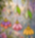 Stained Glass Drop Flower