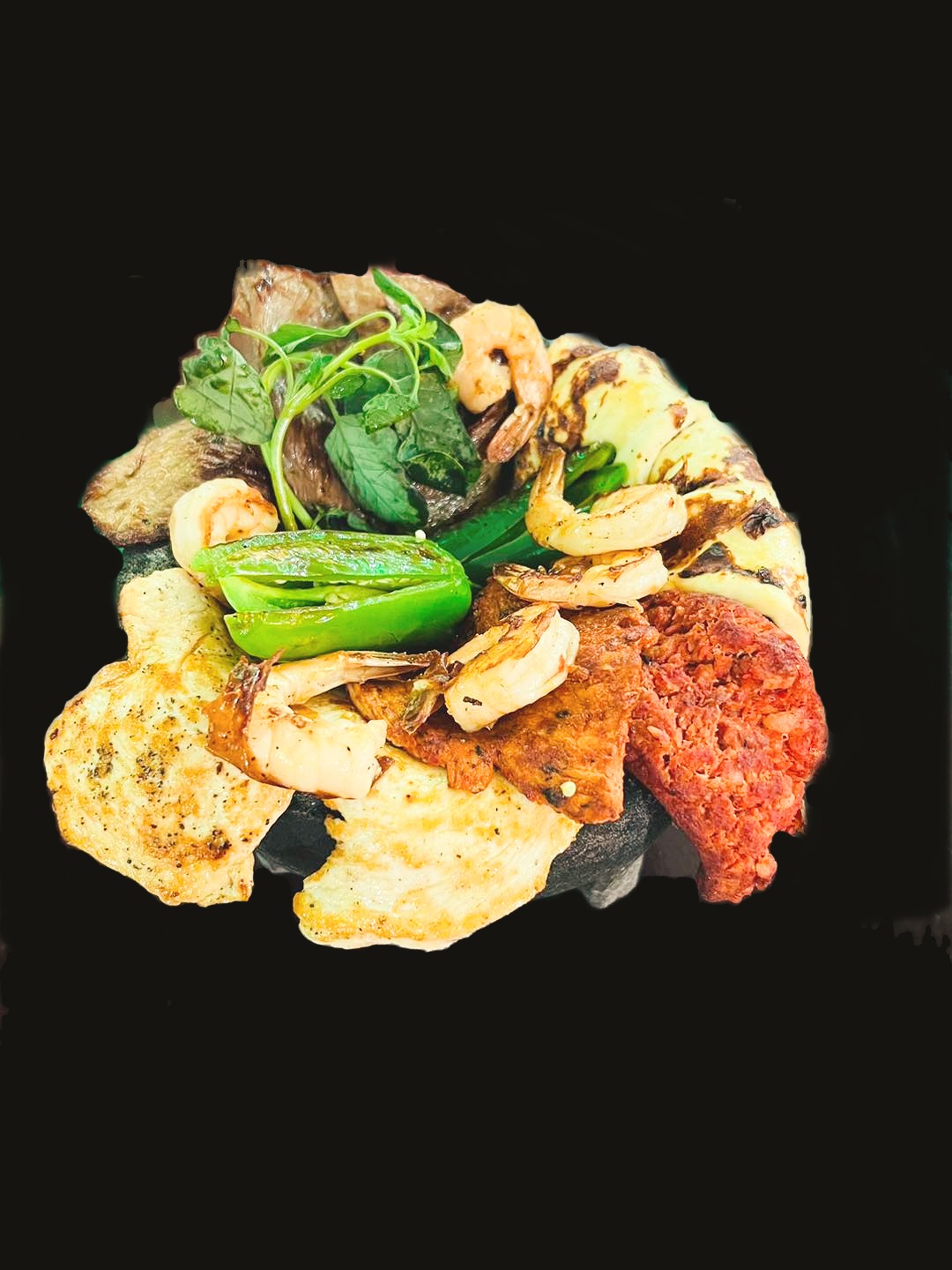 Arranged Food and Objects