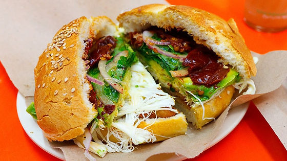 Cemita de Milanesa de Pollo
