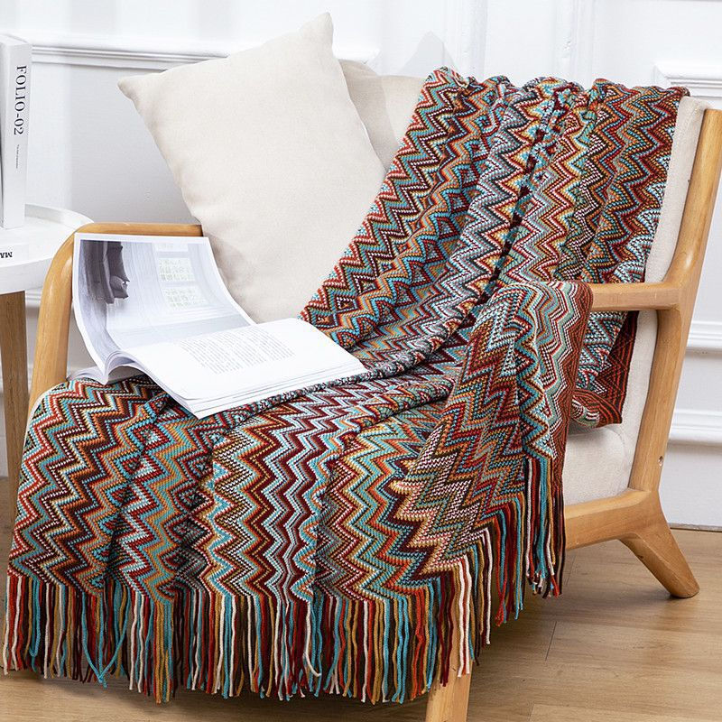 Thumbnail: Acrylic Jacquard Blanket 25226007