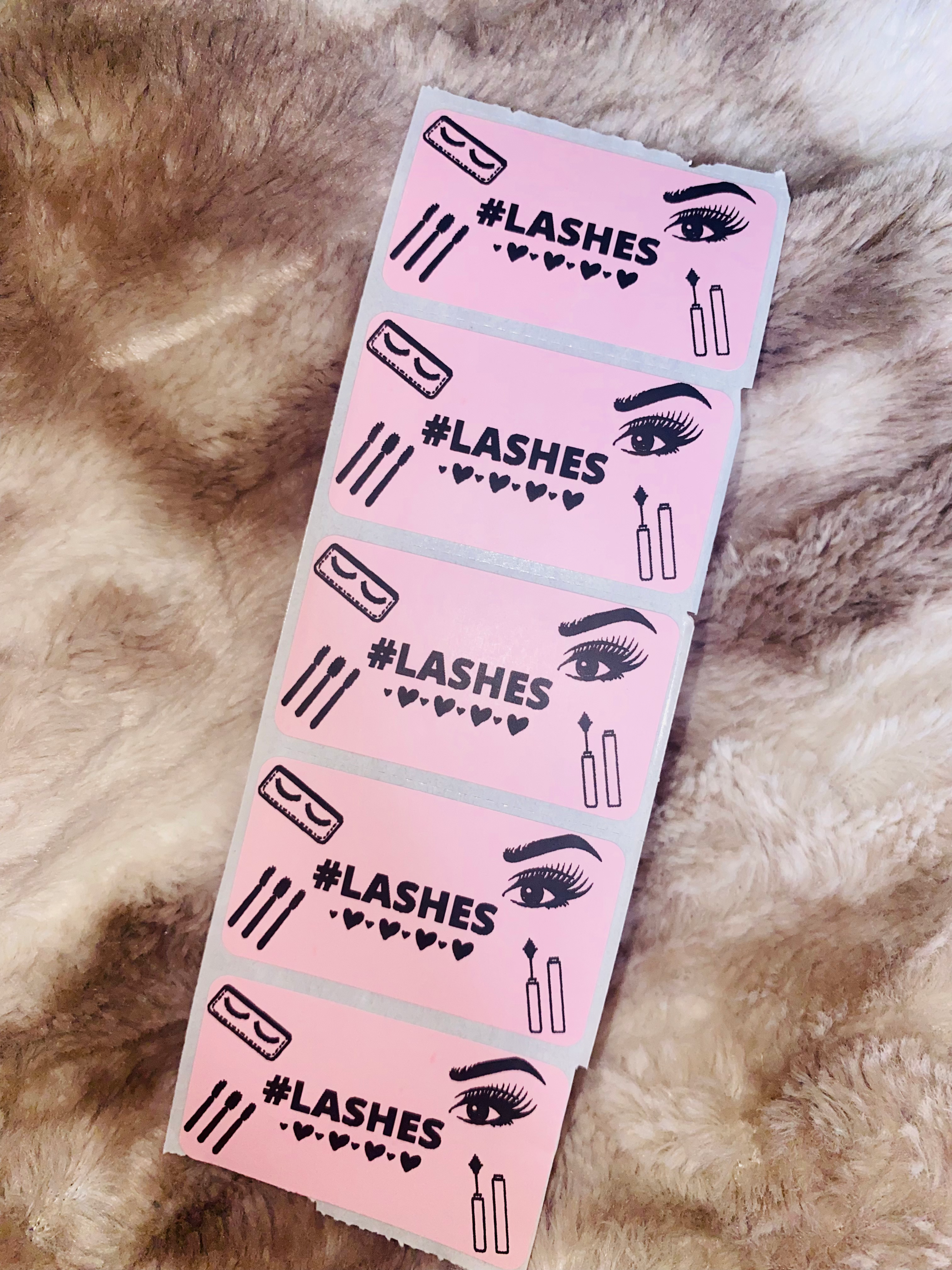 #lashes sticker-lash business- sticker 