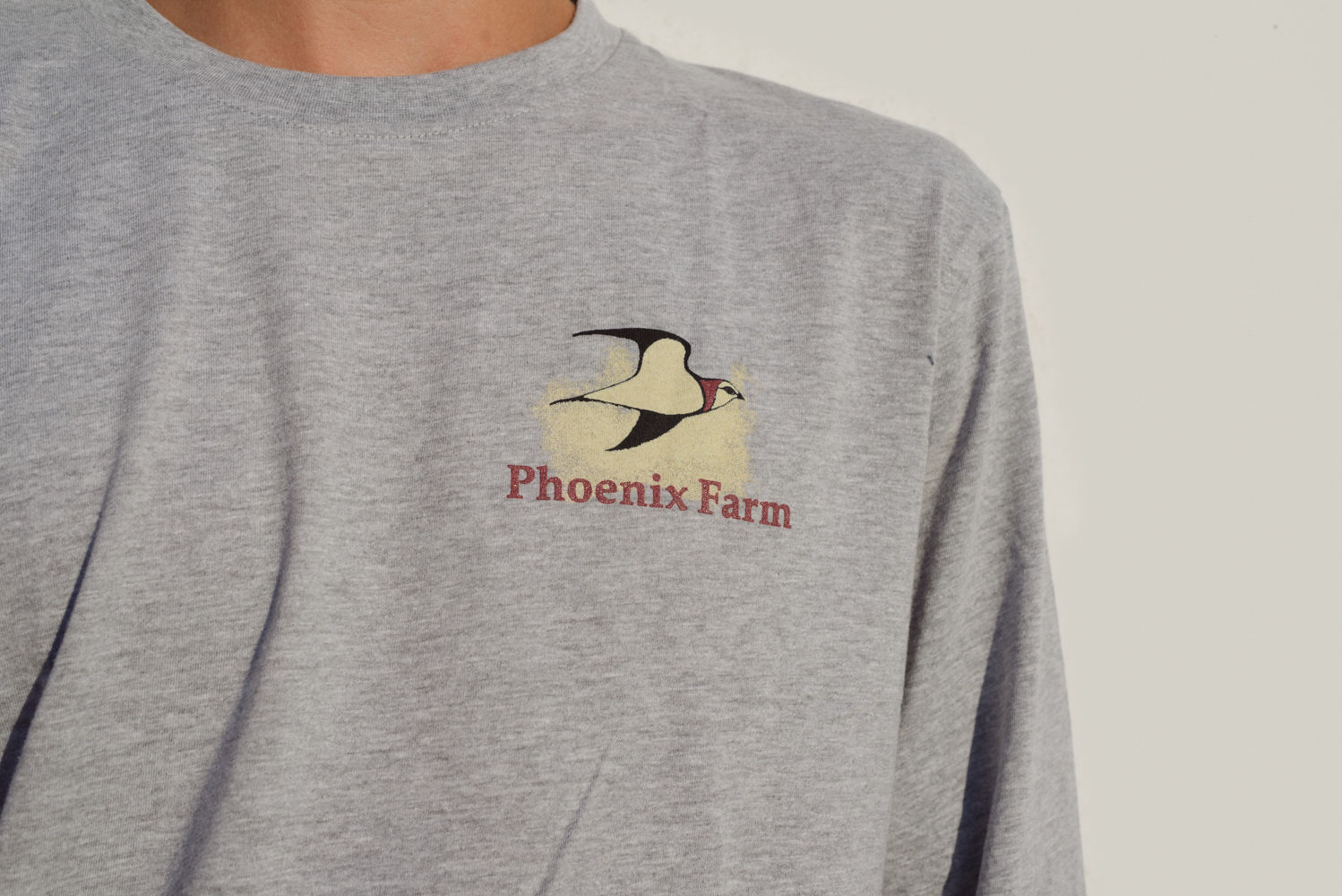 חולצה שרוול ארוך - אפור -  לעבודה ולמלאכה