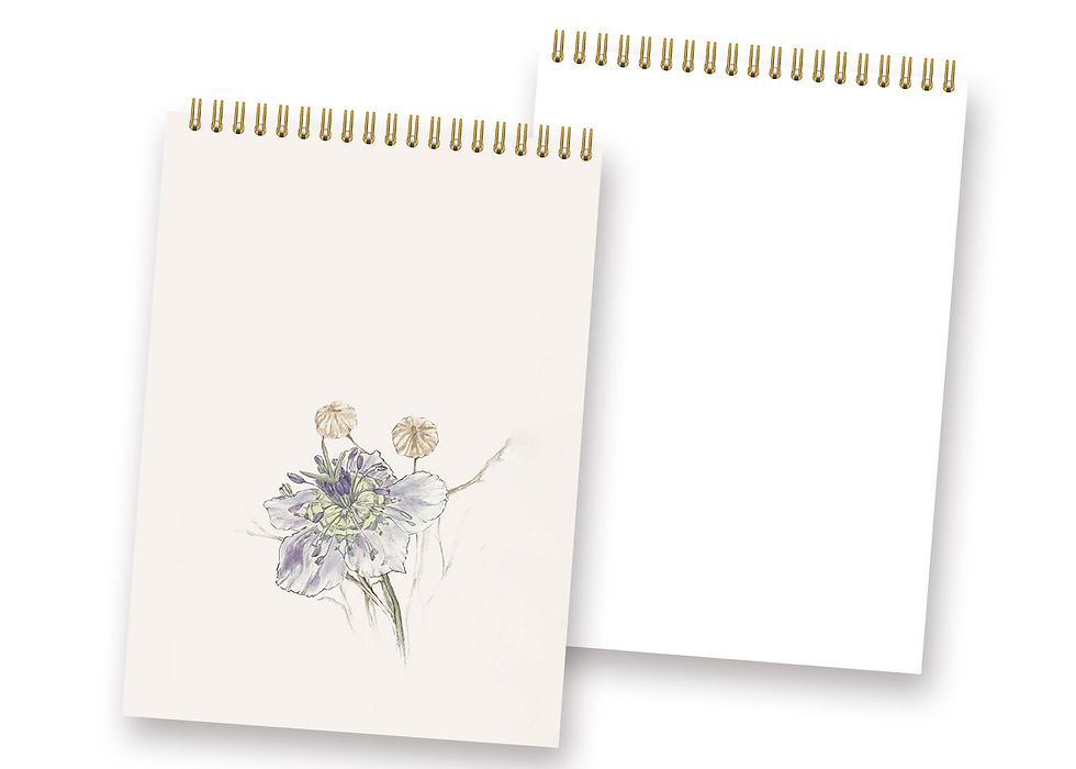 Thumbnail: סקצ׳בוק ספירלה כריכה  קשה - קצח השדה