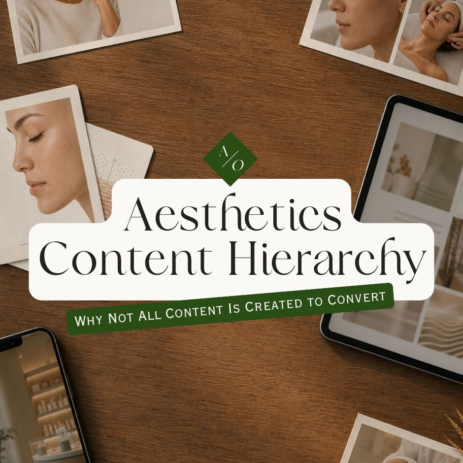 Aesthetics Content Hierarchy: Why Not All Content Is Created to Convert