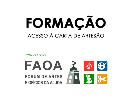 Formação para acesso à Carta de Artesão