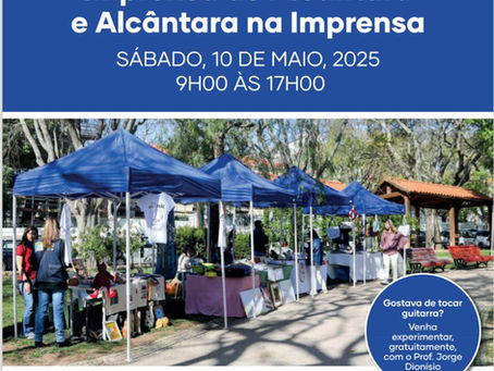 Feira do Jardim de Santo Amaro -Sábado, 10 de Maio - 9h às17h
