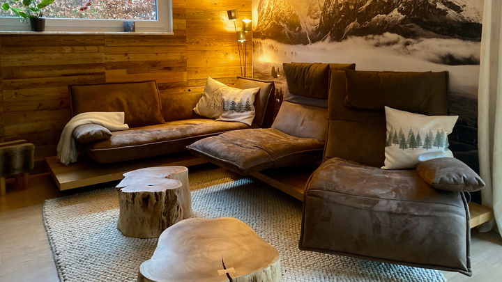 Wohnzimmer im Alpenchic - Nachher