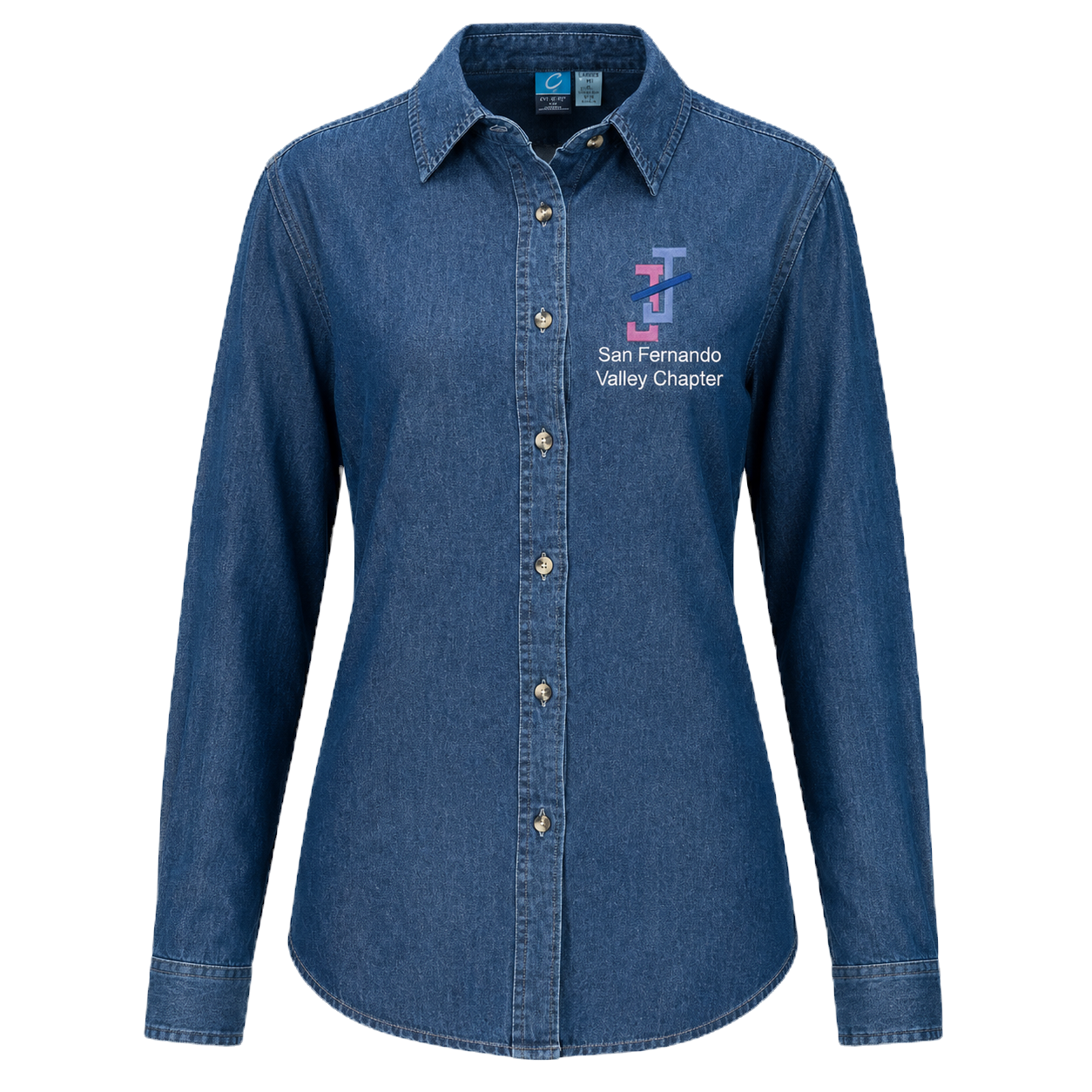 Embroidered Custom Chapter Denim Shirt