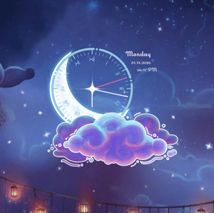 Rainmeter Moon Clock