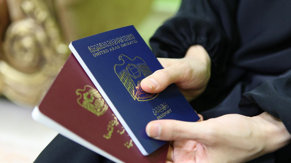 passaporte emirados arabes unidos