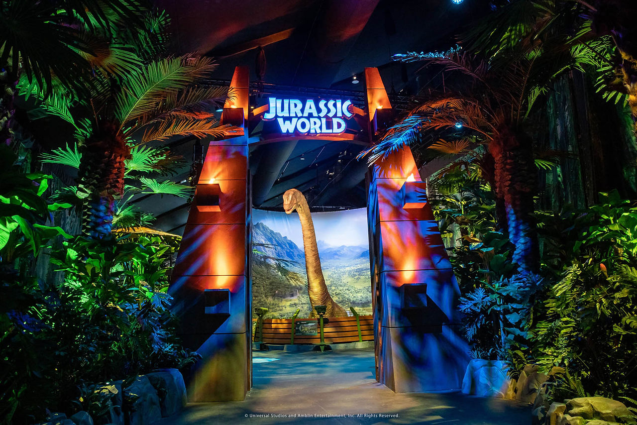 Jurassic World entrance