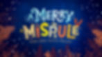 Colorful text "A Merry Misrule" with "Make Some Festive Mischief" below, set against a night sky with stars and whimsical trees.
