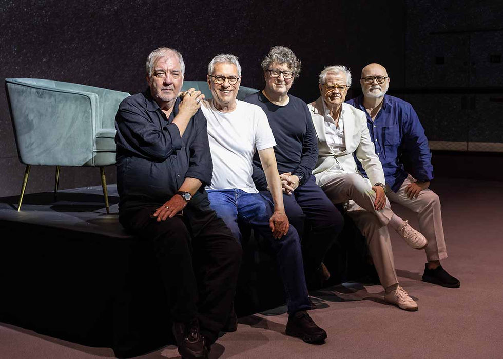 Kevin Cummins, Geoff MacCormack, Denis O_Regan, Tony McGee and Chris Duffy. Credits_ Justin Sutcliffe