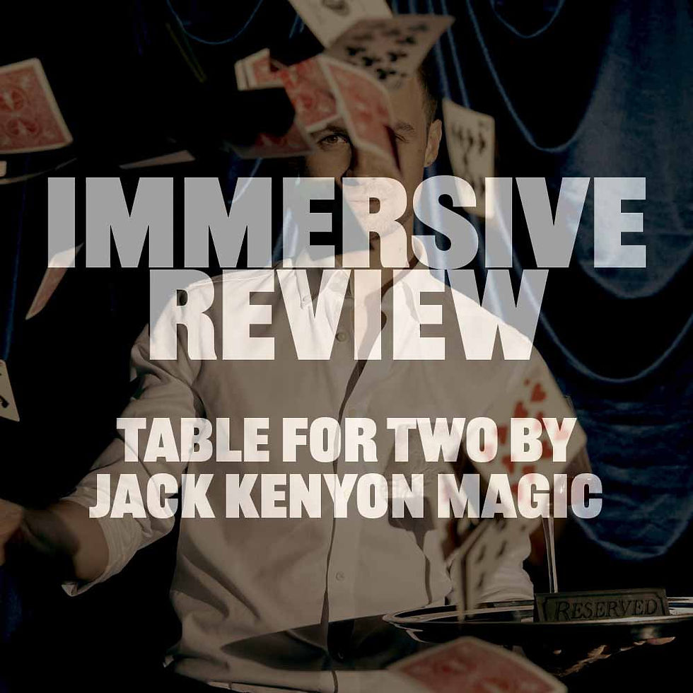 Review: Table for Two by Jack Kenyon Magic