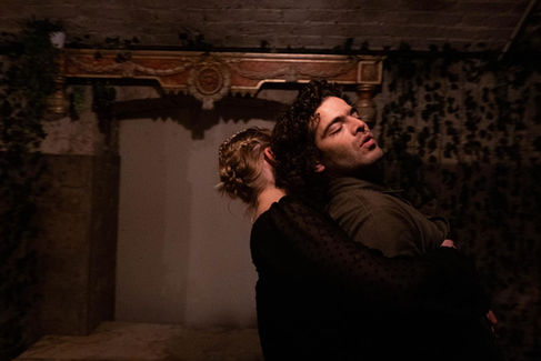 Fionn Cox-Davies and Ruth Howard in Bacchanalia