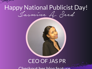 ANJPR Highlights Jasmyne A. Seed for National Publicist Day