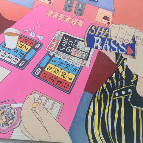 British bingo hall ashtray 1980s