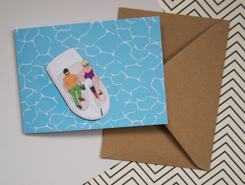 swan pedalo boat boating lake illustration